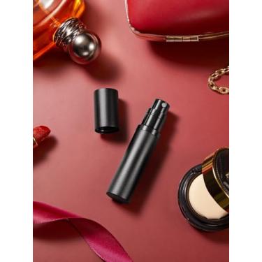 Imagem de Perfume atomizador de 5 ml, nano-névoa com enchimento inferior com corpo de alumínio de grau aeroespacial para viagens, bolso e uso noturno, Ônix, 0.2 Ounces