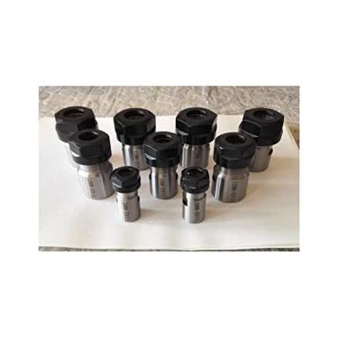 Imagem de Conjunto de mandril autocentrante de 10 cm e 4 garras ER-25/ER -20 suporte de mandril de haste redonda de bloco de pinça para máquina de gravação de torno CNC, haste de extensão do eixo do motor com