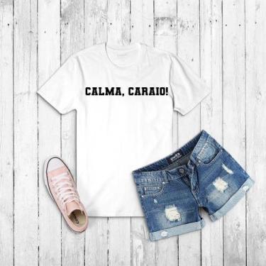 Imagem de Camisetas Frases Divertidas - Harry Potter - Calma Caraio - Foco - Uni