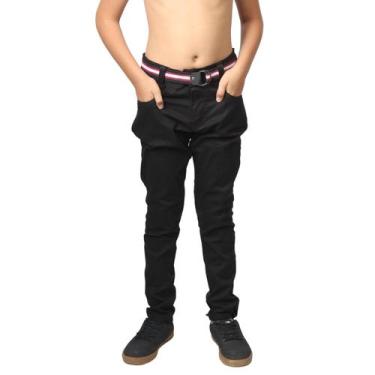 Imagem de Calça Sarja Skinny Infantil Menino Com Lycra Masculina Promo - IMPÉRIO