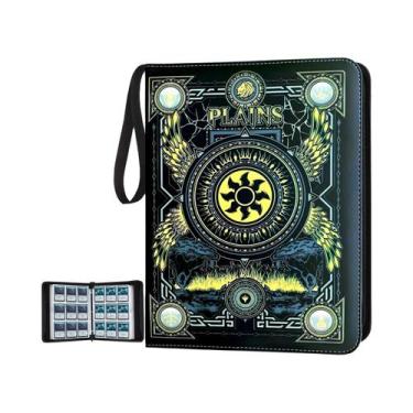 Imagem de Álbum De Coleção Para Cartas Com 9 Bolsos Para MTG TCG Yugioh, Capacid
