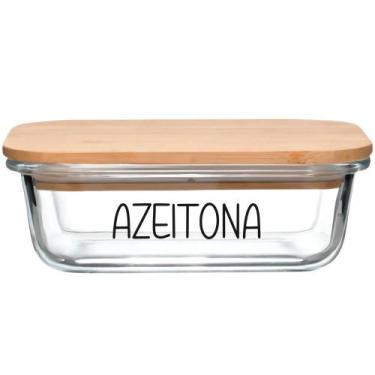 Imagem de Pote Hermético Vidro (1 Litro) Azeitona - Lehavi, Azeitona