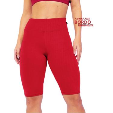 Imagem de Bermudas Fitness Suplex Feminina Cintura Alta Academia Pronta Entrega-Feminino