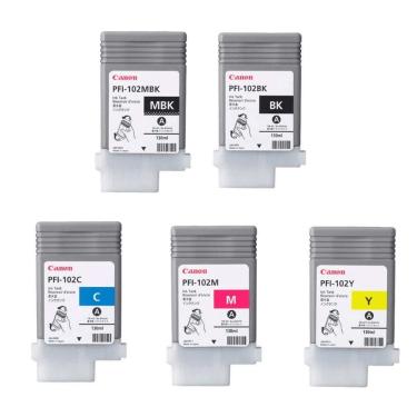 Imagem de Cartucho De Tinta Canon Pfi 102 Kit Pfi-102 4 Cores