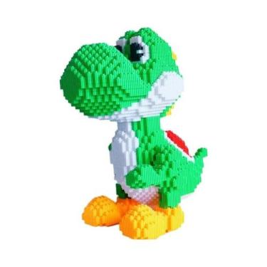 Imagem de Brinquedo De Montar DIY Para Crianças: Mini Dinossauro Bearbrick, Bloc