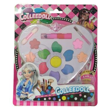 Imagem de Estojo Maquiagem Infantil Crianças Coração Paleta 11 Nº2