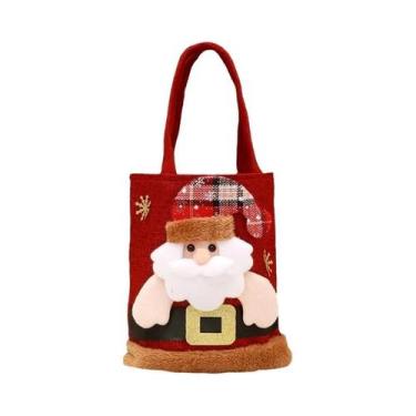Imagem de Bolsas De Presente De Natal 1-20PCS, Sacolas De Mão, Sacolas De Doces,