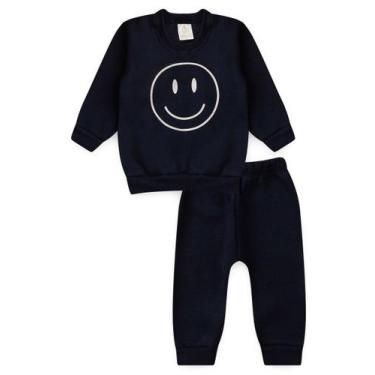 Imagem de Conjunto Infantil Inverno Moletom Peluciado Calça Saruel Duma Kids, 1,