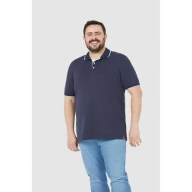 Imagem de Camisa Polo Masculina Piquet Plus Size Malwee Ref. 114315-Masculino