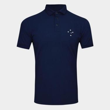 Imagem de Camisa Polo Cruzeiro Estrela Masculina - Giocatore, Marinho, G