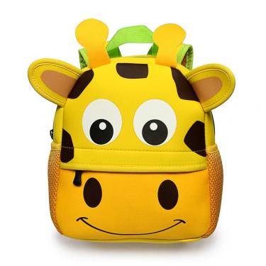 Imagem de Mochila infantil Hipiwe girafa em neoprene amarela