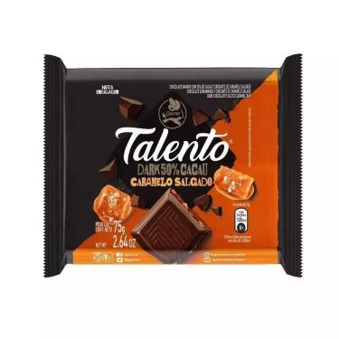 Imagem de Barra de Chocolate Garoto Talento Dark Caramelo Salgado 75g