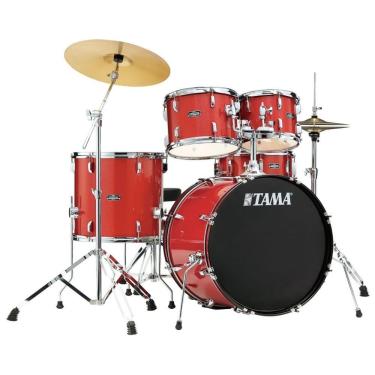 Imagem de Bateria 5 Tambores 22 Candy Red Tama Stagestar St52h5c-cds