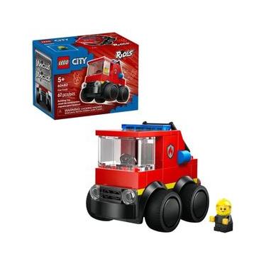 Imagem de VEICULOS LEGO CITY CAMINHAO DOS BOMBEIROS 67 PEÇAS 60482