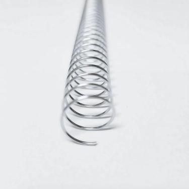 Imagem de Espiral para Encadernação Metal Prata A4 33mm 250fls 10un - Marpax