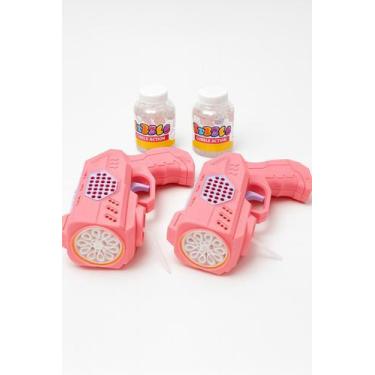 Imagem de Pistola lançadora de Bolhas de Sabão - Genérica, Rosa