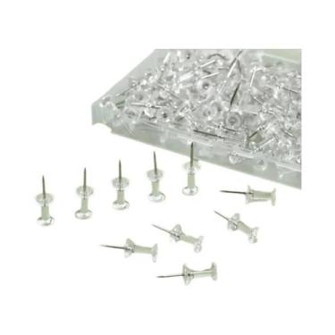Imagem de Pinos Transparentes 50pcs Para Quadro De Fotos, Painel De Anúncios, De