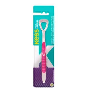 Imagem de Escova Lingual Kess Belliz Rosa Cod.2009 - BELLIZ COMPANY