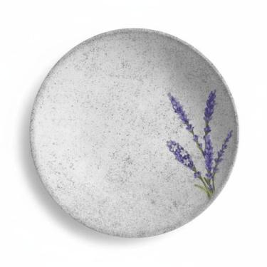 Imagem de Prato Fundo 25cm Sopa Massas Alfazema Cerâmica Lavanda Alleanza