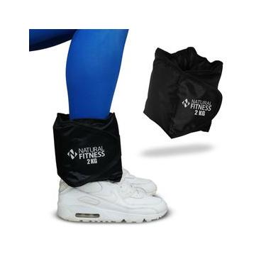 Imagem de Par de Caneleira Peso Perna 2Kg Tornozeleira Profissional Para Musculação Academia Kit Caneleira Treino em Casa