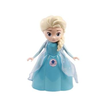 Imagem de Boneca com Mecanismo Frozen ELSA 8 Frases 24CM - Elka, Colorido, Froze