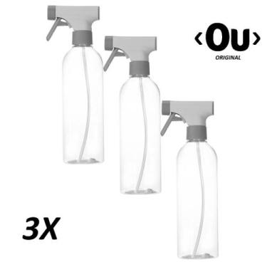 Imagem de Kit Borrifador Multiuso 500ml Flow Bege OU Spray Versátil Pulverizador