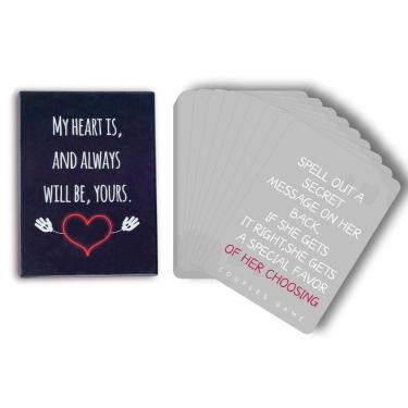 Imagem de Jogo de cartas para casais bebendo Romantic Date Night 50 Cards