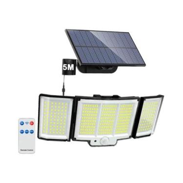 Imagem de Lâmpada Solar Externa Com Sensor De Movimento À Prova d'Água 348 LED H