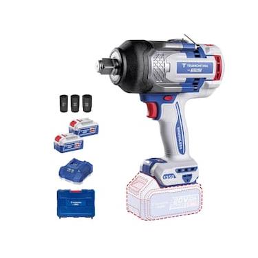 Imagem de Chave de Impacto Tramontina by TOTAL 3/4" 20V 1350 N.m Brushless com 2 Baterias 5Ah e M...