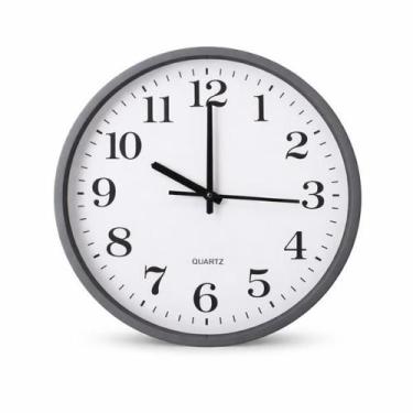 Imagem de Relogio de Parede Grande 37,5cm Quartz Decorativo Sala Cozinha Escrito