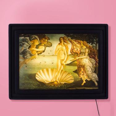 Imagem de Luminária Nascimento de Vênus Tpc com LED Bivolt Incluso e Cabo de Força com Interruptor para Decoração Artística