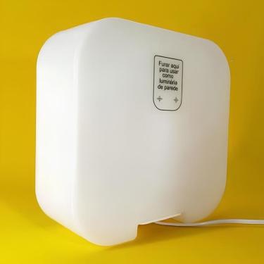 Imagem de Luminária Box Deus Abençoa Este Lar Tpc com Luz Difusa Bivolt 110V-220V para Decoração e Leitura