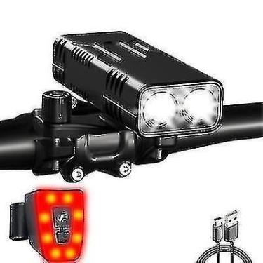 Imagem de Pacote de ferramentas de bicicleta 3 faróis e lanternas traseiras impe