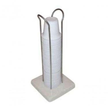 Imagem de Suporte de Mesa para Copos Descartáveis Dispenser Portátil JSN Organização em Granito e...