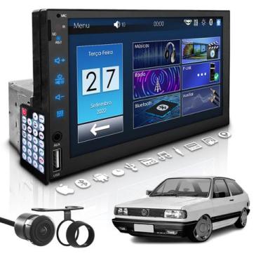 Imagem de Central Multimídia Universal Mp5 Bt 1 Din 7 Espelha Dvd Câm Gol Quadra