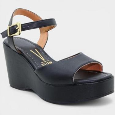 Imagem de Sandália Anabela Vizzano Clássica Feminina-Feminino