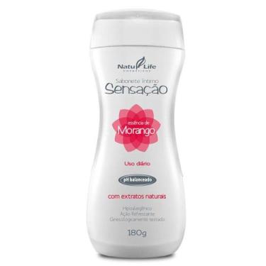 Imagem de Sabonete Intimo Sensação Essência de Morango 180g - Natu Life Cosmétic