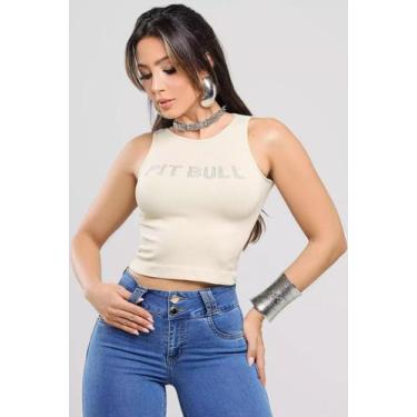 Imagem de REGATA FEMININA pitbull original ref 89055, Caqui, M/G