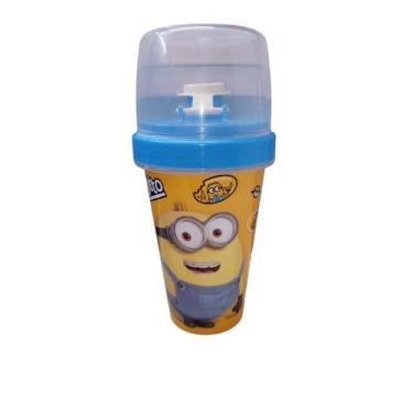 Imagem de Mini Shakeira Infantil Plasútil 320ml Criança Personagens, Minions