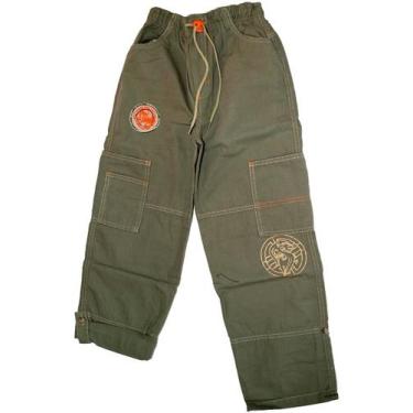 Imagem de Calça Jeans Infantil Menino Menina - anjo da mamãe, Marrom, 10
