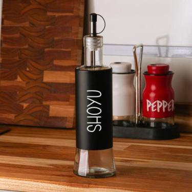 Imagem de Galheteiro Preto Versatile (300 ml) Shoyu - Wolff, Shoyu