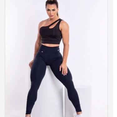 Imagem de Legging básica - MF MODA FITNESS , Azul marinho, M