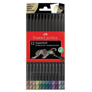 Imagem de Lápis De Cor Super Soft 12 Tons Metálicos Faber Castell Cor - FABER-CA