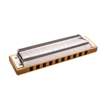 Imagem de Gaita Diatônica E (Mi) MARINE BAND 1896 - HOHNER