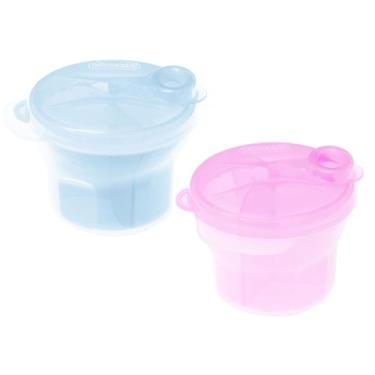 Imagem de Pote Dosador de Leite em Pó para Bebes Azul e Rosa Pimpolho, Azul