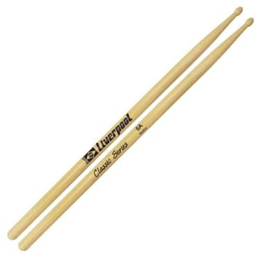 Imagem de Baqueta Liverpool 5A Classic Series Marfim Profissional Par Baquetas B