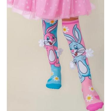 Imagem de Meia Divertida Maluca Colorida 3d Infantil Menina Menino - Deusa Modas