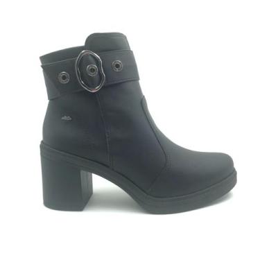 Imagem de Bota Dakota Salto Bloco Cano Curto 9881, Preto, 37