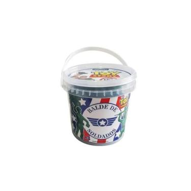 Imagem de Balde de soldadinhos plasticos toy story toyng 51237