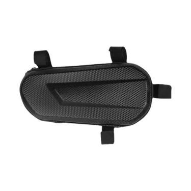 Imagem de Bolsa Lateral Para Motocicleta Com Padrão De Fibra De Carbono, Estojo 
